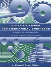 Rules of Thumb for Mechanical Engineers