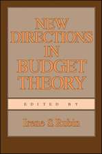 New Directions in Budget Theory