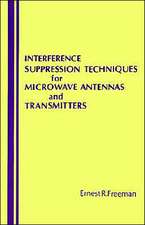 Interference Suppression Techniques for Microwave Antennas and Transmitters