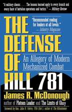 The Defense of Hill 781: An Allegory of Modern Mechanized Combat