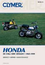 Honda 50–110cc, OHC Singles Motorcycle (1965–1999) Service Repair Manual