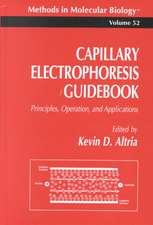 Capillary Electrophoresis Guidebook: Principles, Operation, and Applications