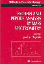 Protein and Peptide Analysis by Mass Spectrometry