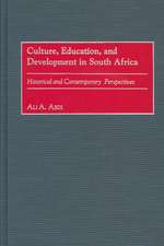 Culture, Education, and Development in South Africa