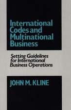 International Codes and Multinational Business