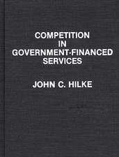 Competition in Government-Financed Services