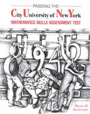 Passing the City University of New York Mathematics Skills Assessment Test