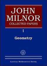 John Milnor Collected Papers, Volume 1