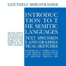 Introduction to the Semitic Languages – Text Specimens and Grammatical Sketches