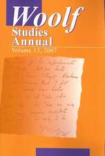 Woolf Studies Annual Volume 13