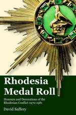 Rhodesia Medal Roll