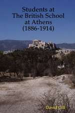 Students at the British School at Athens (1886-1914)