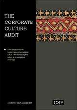 The Corporate Culture Audit