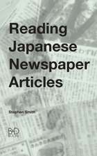 Reading Japanese Newspaper Articles