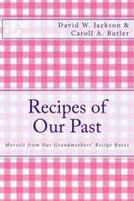 Recipes of Our Past