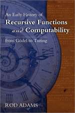 An Early History of Recursive Functions and Computability from Godel to Turing: A Collection of Poems