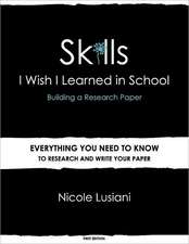 Skills I Wish I Learned in School