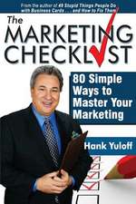 The Marketing Checklist