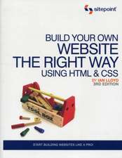 Build Your Own Website the Right Way Using HTML & CSS