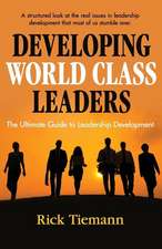 Developing World Class Leaders