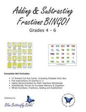 Adding & Subtracting Fractions Bingo!: Go Figure! (Black & White Version)