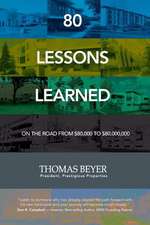 80 Lessons Learned