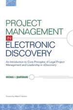 Project Management in Electronic Discovery