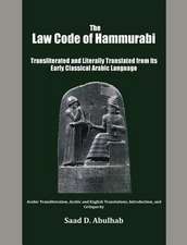 The Law Code of Hammurabi