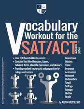 Vocabulary Workout for the SAT/ACT