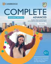 Complete Advanced Student's Book and Workbook with eBook and Digital Pack (Italian edition-BSmart)