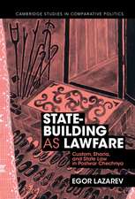 State-Building as Lawfare: Custom, Sharia, and State Law in Postwar Chechnya