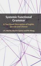 Systemic Functional Grammar: A Text-Based Description of English, Spanish and Chinese