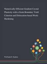 Numerically Efficient Gradient Crystal Plasticity With a Grain Boundary Yield Criterion and Dislocation-based Work-Hardening