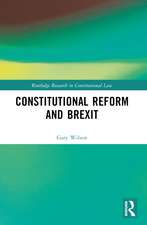 Constitutional Reform and Brexit