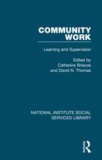 Community Work: Learning and Supervision