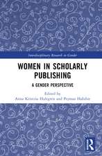 Women in Scholarly Publishing: A Gender Perspective