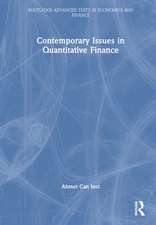 Contemporary Issues in Quantitative Finance