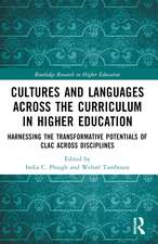 Cultures and Languages Across the Curriculum in Higher Education