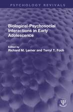 Biological-Psychosocial Interactions in Early Adolescence