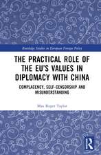 The Practical Role of The EU’s Values in Diplomacy with China: Complacency, Self-Censorship and Misunderstanding