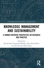 Knowledge Management and Sustainability: A Human-Centered Perspective on Research and Practice