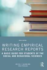 Writing Empirical Research Reports: A Basic Guide for Students of the Social and Behavioral Sciences