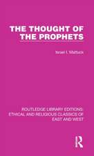 The Thought of the Prophets