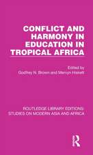 Conflict and Harmony in Education in Tropical Africa