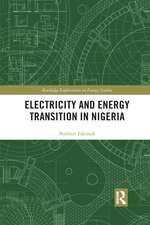 Electricity and Energy Transition in Nigeria