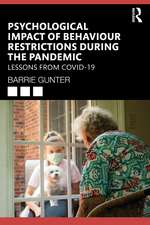 Psychological Impact of Behaviour Restrictions During the Pandemic: Lessons from COVID-19