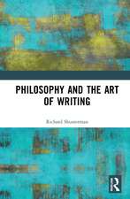 Philosophy and the Art of Writing