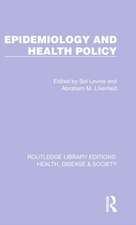 Epidemiology and Health Policy