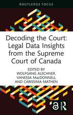 Decoding the Court: Legal Data Insights from the Supreme Court of Canada