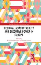 Regional Accountability and Executive Power in Europe